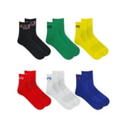Chaps, Adult Mens, 6-Pack Sports Performance Ankle Socks, Sizes 6-12