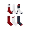 thumbnail image 1 of Chaps, Adult Mens, 6-Pack Sports Performance Crew Socks, Sizes 6-12, 1 of 6
