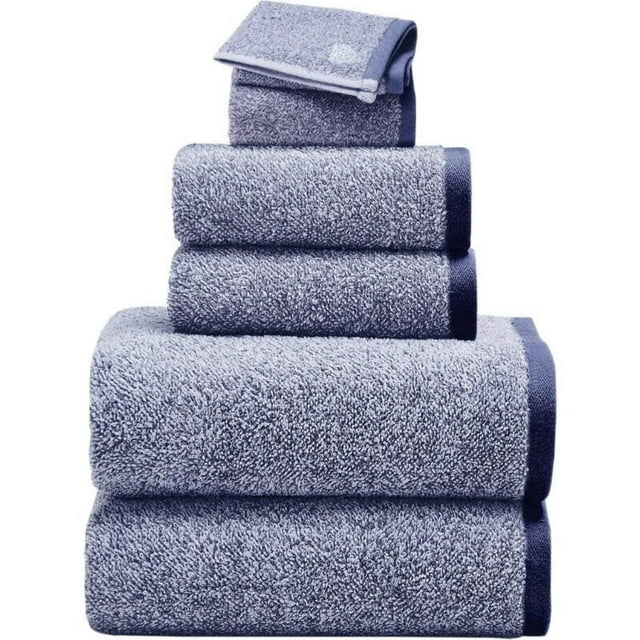 Chaps Bath Towels 6Piece Sets for Bathroom Ring Spun Cotton Towel