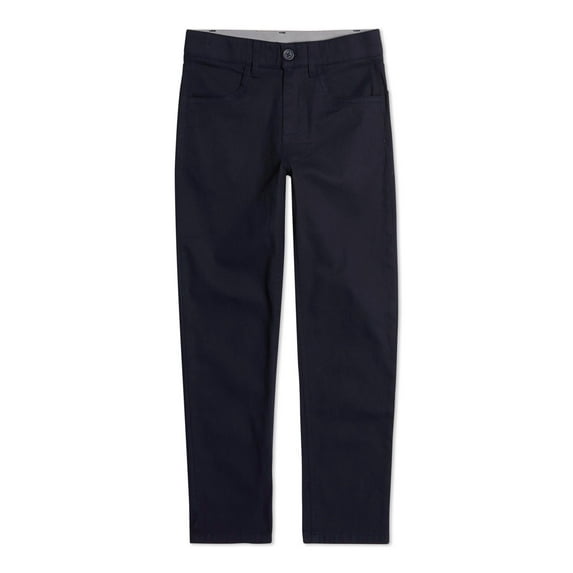 Chaps Boy's Stretch Twill Straight Fit Pant