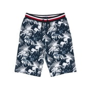 Chaps Boys Allover Print Elastic Waistband Shorts