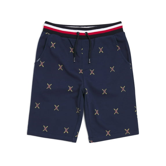 Chaps Boys Allover Print Elastic Waistband Shorts