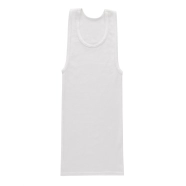 Buyless Fashion Boys Tagless Undershirts Tank Top – White Soft Cotton 4-Pack