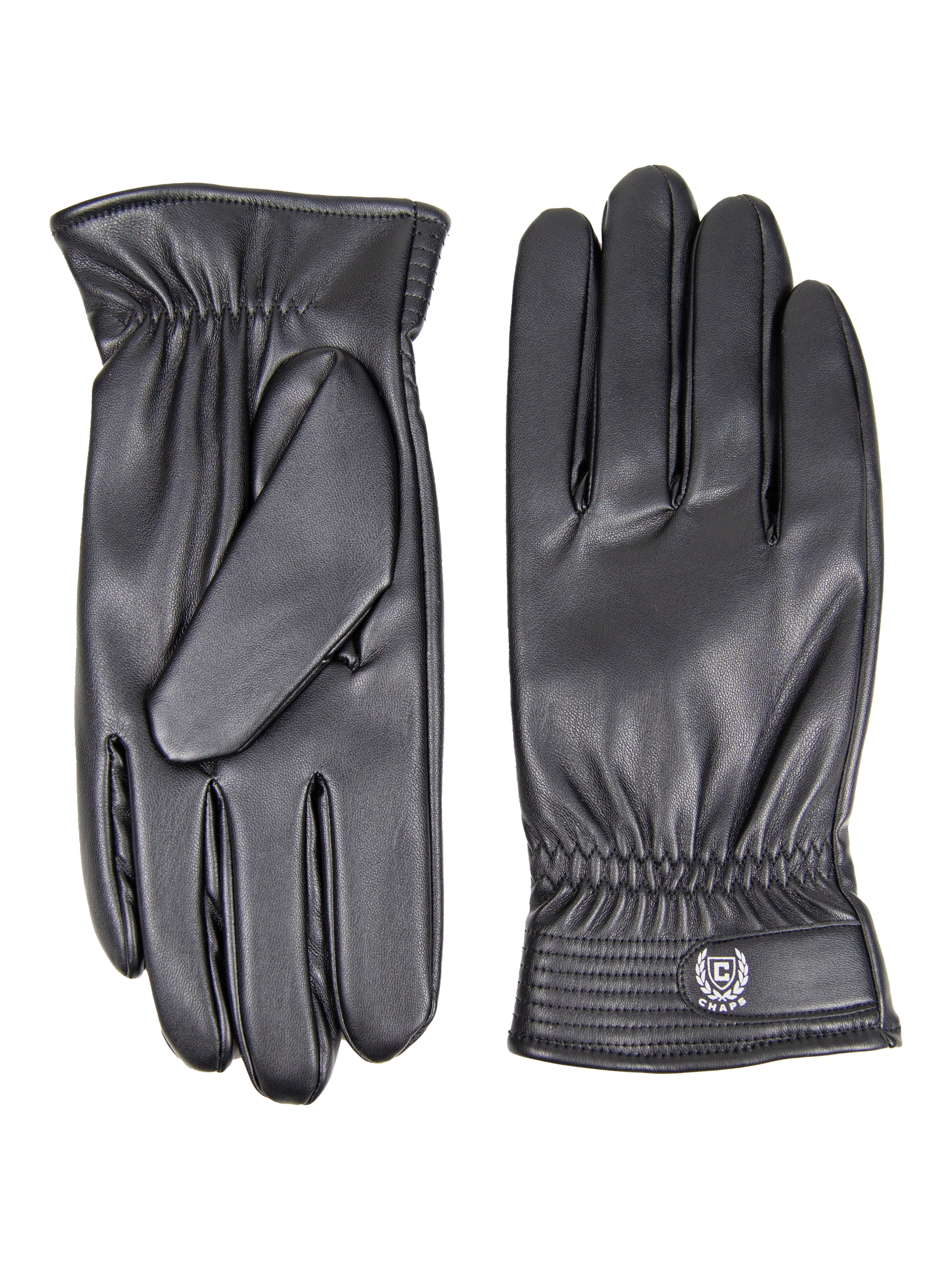 Chaps Brand Mens Black Gloves