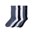 thumbnail image 1 of Chaps Casual Half Cushion Crew 6-Pack Men's, Sock Size 10-13, 1 of 5