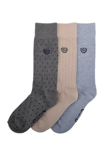 Mens Grey Dress Socks for Business & Casual