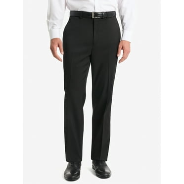 Chaps Flat Front Men's Solid Classic Fit Tailored Suit Separate Pant