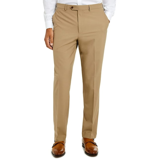 Chaps Flat Front Men's Solid Classic Fit Tailored Suit Separate Pant