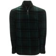 thumbnail image 1 of Chaps Golf Men's 1/4-Zip Fleece Pullover Sweater,  Medium Green/Black -, 1 of 1