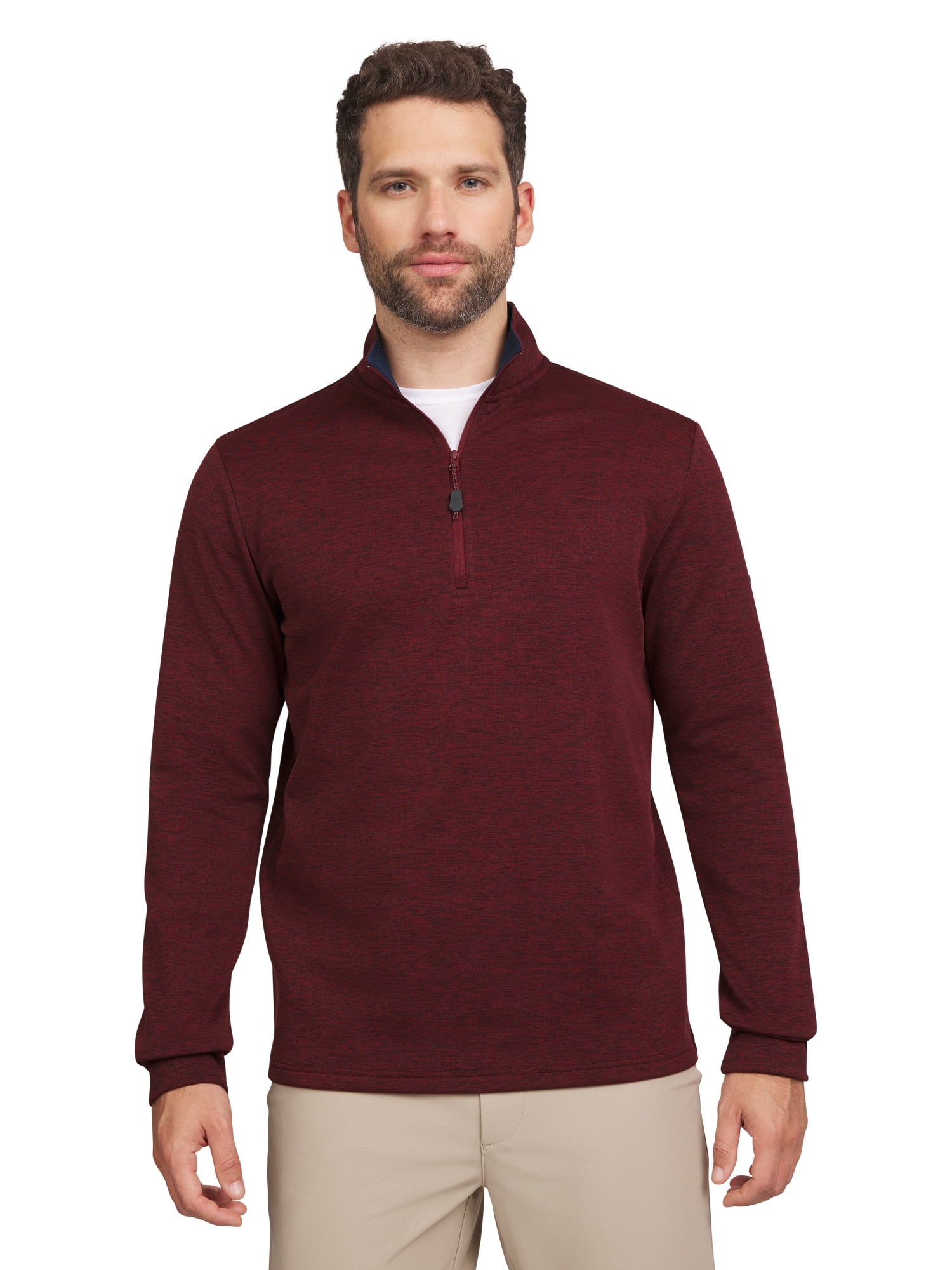 Chaps Golf Men's & Big Men's Fleece Quarter Zip Pullover Sweater, Sizes S-5XL