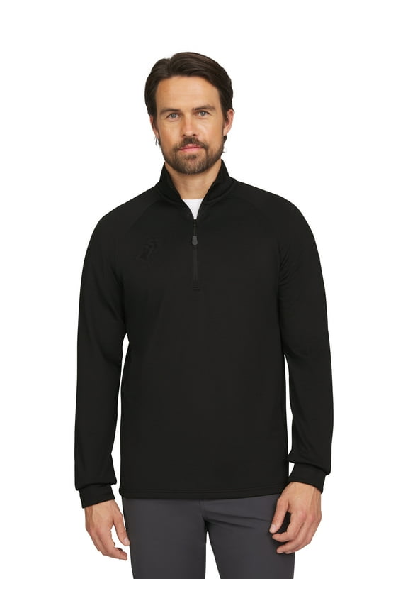 Golf Men's & Big Men's Jacquard Quarter Zip Sweater, Sizes S-5XL