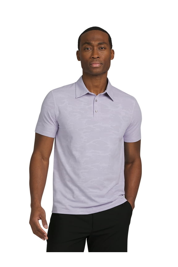 Golf Men's and Big Men's Classic Fit Short Sleeve Camo Stretch Polo Shirt