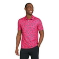 thumbnail image 1 of Chaps Golf Men's and Big Men's Classic Fit Short Sleeve Printed Mesh Polo Shirt, 1 of 7