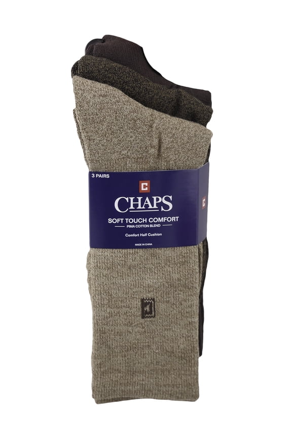 Marled Crew Socks, 3 Pairs