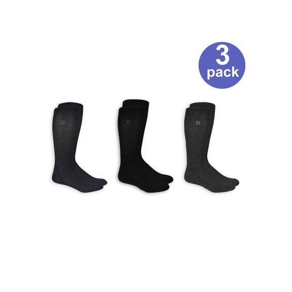 Chaps Marled Crew Socks, 3 Pairs