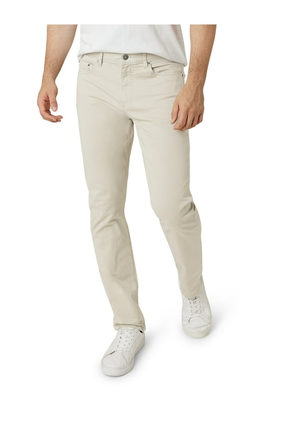 Men's 5-Pocket Stretch Twill Slim Straight Coastland Wash Chino Pant- Sizes 29 up to 52