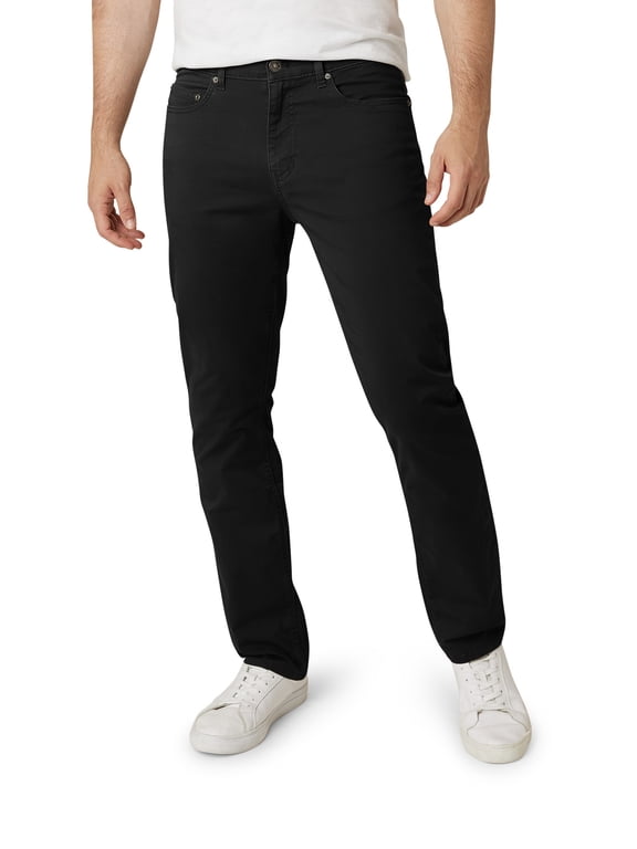 Men's 5-Pocket Stretch Twill Slim Straight Coastland Wash Chino Pant- Sizes 29 up to 52