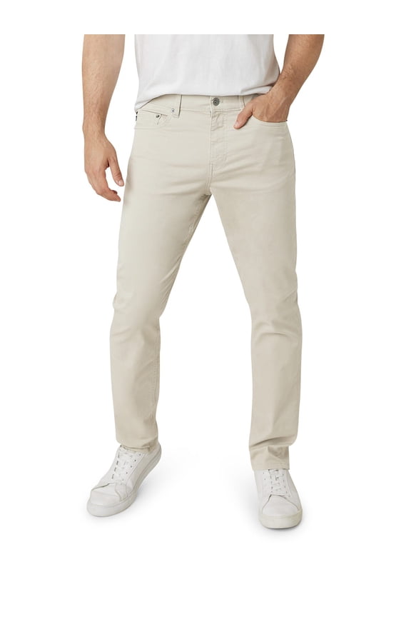 Men's 5-Pocket Stretch Twill Slim Straight Coastland Wash Chino Pant- Sizes 29 up to 52