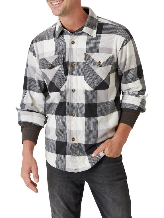 Men's Arctic Polar Fleece Shirt Jacket- Sizes XS up to 4XB