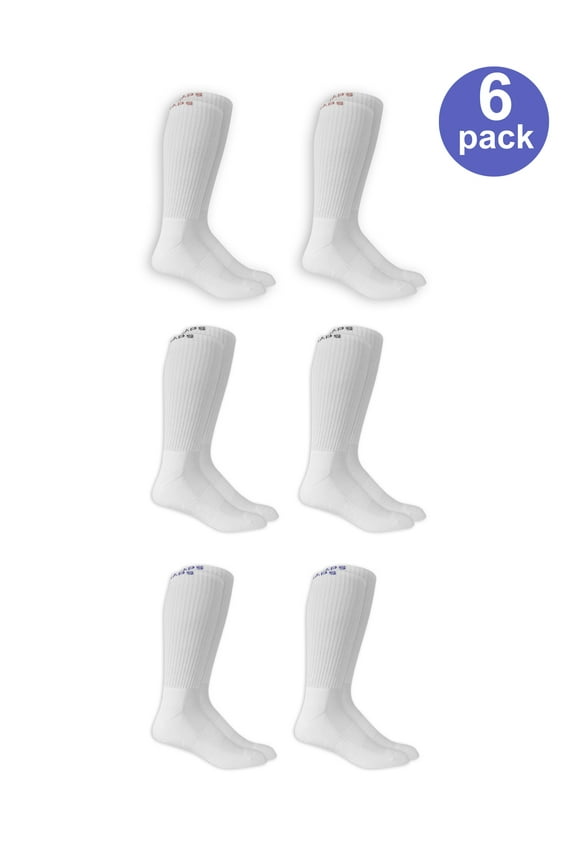 Men's Athletic Crew Socks, 6 Pairs