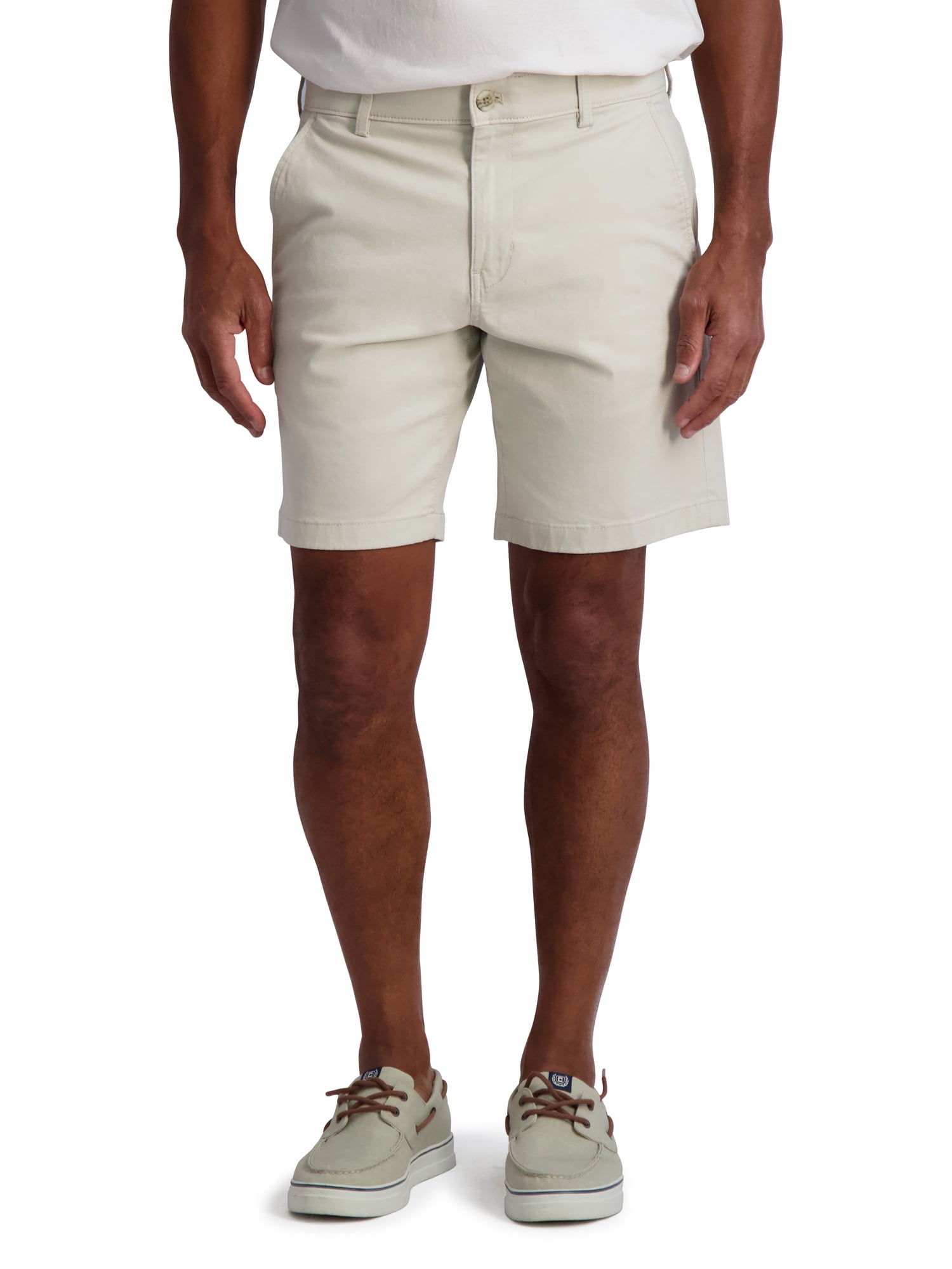 Chaps Men's Bedford Flat Front Stretch Twill Shorts, Sizes 28-42 ...