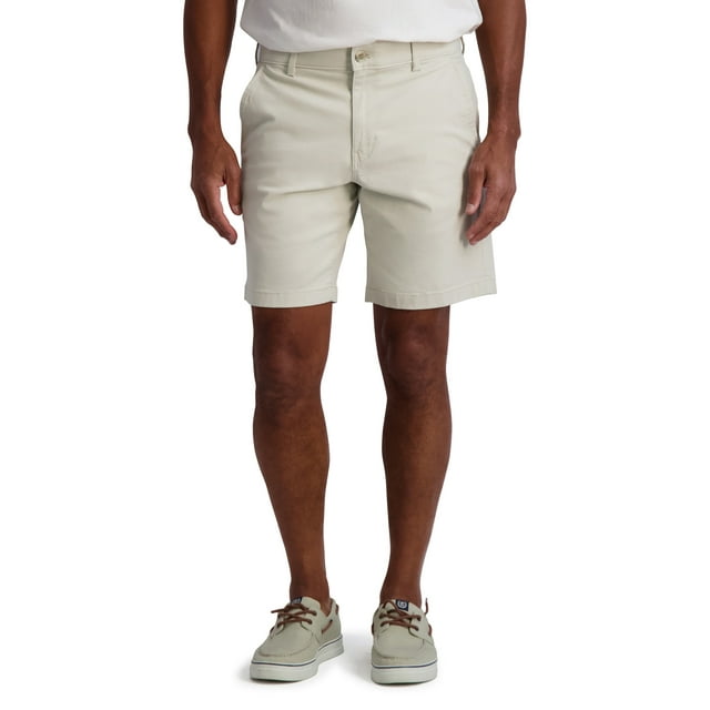 Chaps Men's Bedford Flat Front Stretch Twill Shorts, Sizes 2842