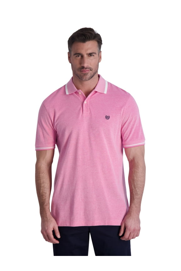 Men's & Big Men's Birdseye Polo Shirt with Short Sleeves, Sizes S-2XL