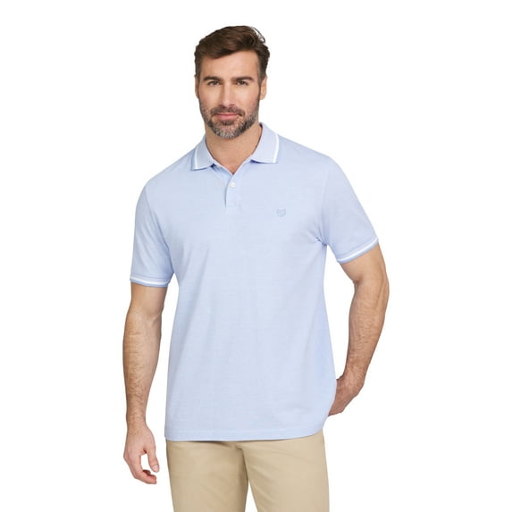 Chaps Men's & Big Men's Birdseye Polo Shirt with Short Sleeves, Sizes S-2XL