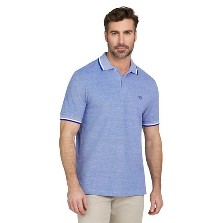Chaps Men's & Big Men's Birdseye Polo Shirt with Short Sleeves, Sizes S-2XL