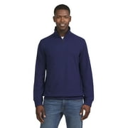 Men's & Big Men's Brushed Twill Quarter Zip, Sizes S-2XL