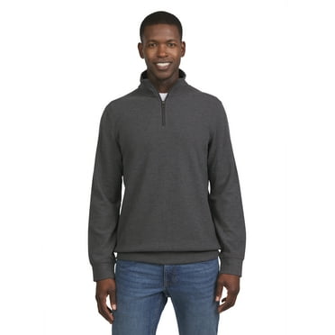 Chaps Men's & Big Men's Brushed Twill Quarter Zip, Sizes S-2XL