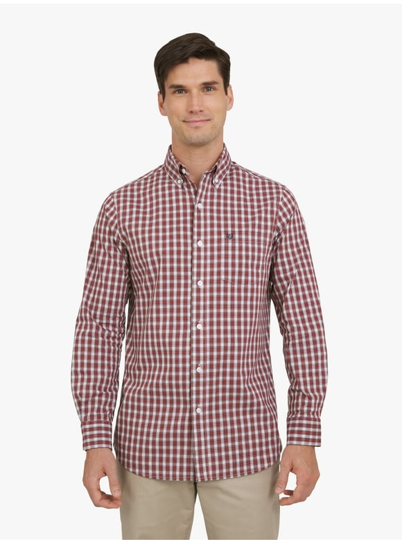 Men's & Big Men's CVC Woven Shirt, Sizes S-3XL