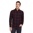thumbnail image 1 of Chaps Men's & Big Men's Double Faced Long Sleeve Button Down Holiday Plaid Shirt, 1 of 6