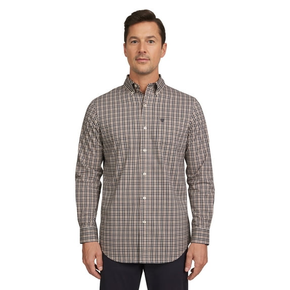 Chaps Men's & Big Men's Easy Care Classic Long Sleeve Button-Down Shirt, Sizes S-2XL