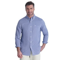 Chaps Men's & Big Men's Easy Care Woven Button Down Shirt with Long Sleeves, Sizes S-2XL