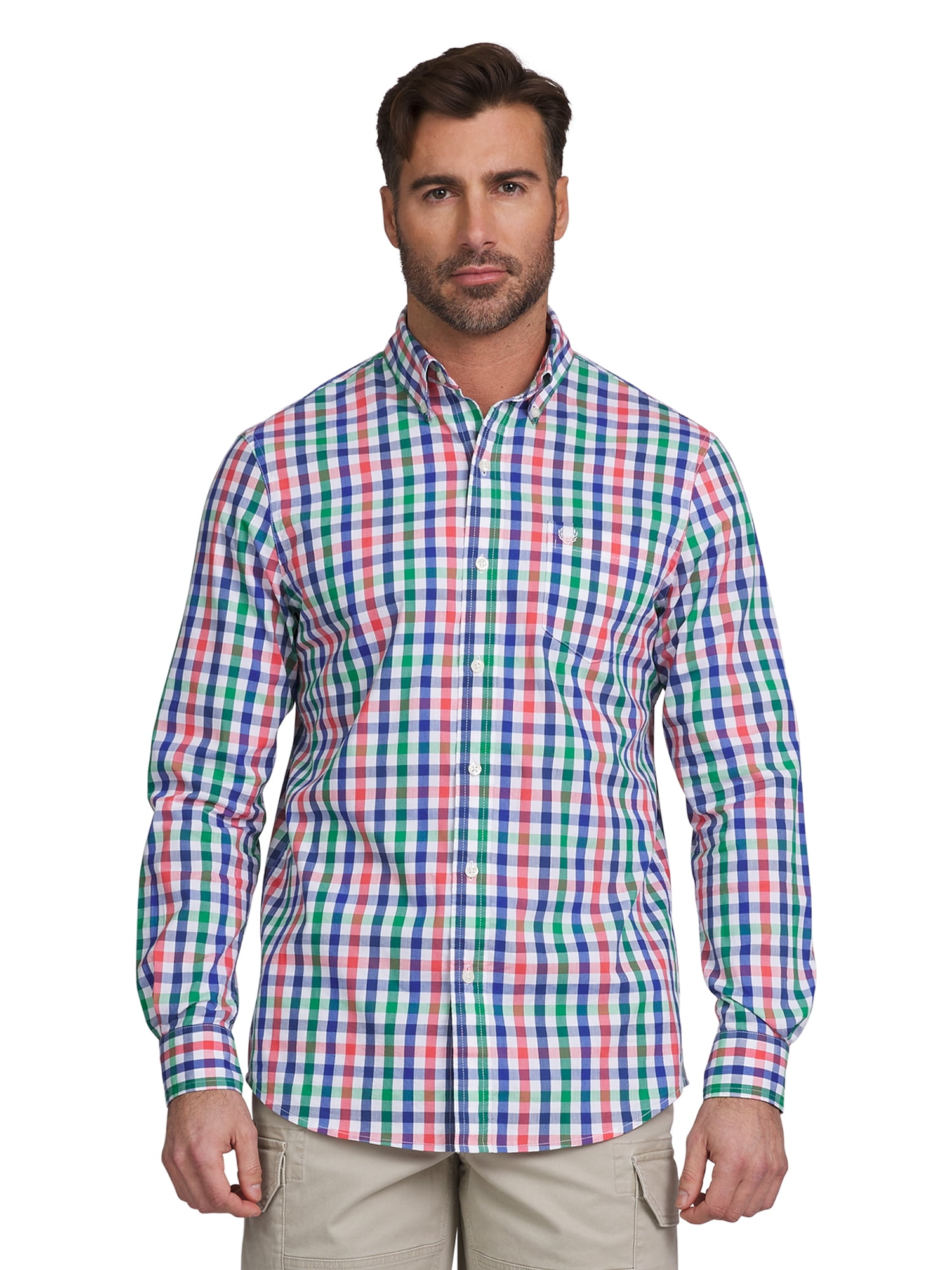 chaps button down long sleeve