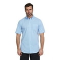 thumbnail image 1 of Chaps Men's & Big Men's Easy Care Woven Button Down Shirt with Short Sleeves, Sizes S-2XL, 1 of 6