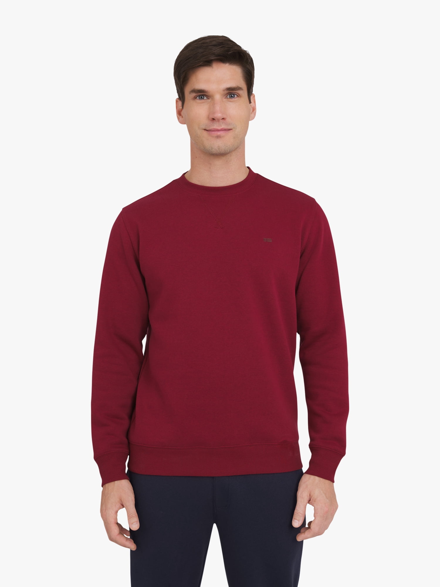 Chaps Men's & Big Men's Everyday Fleece Crewneck Sweatshirt, Sizes S-2XL