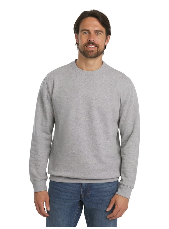 Men's & Big Men's Everyday Fleece Crewneck Sweatshirt, Sizes S-2XL