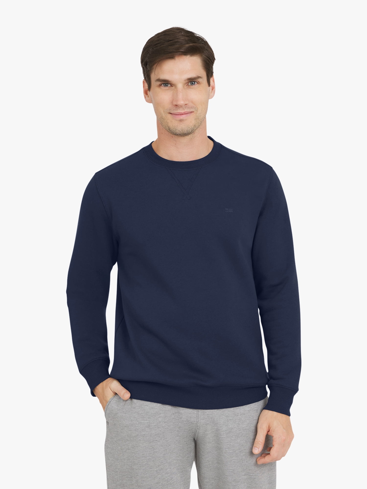 Chaps Men's & Big Men's Everyday Fleece Crewneck Sweatshirt, Sizes S-2XL