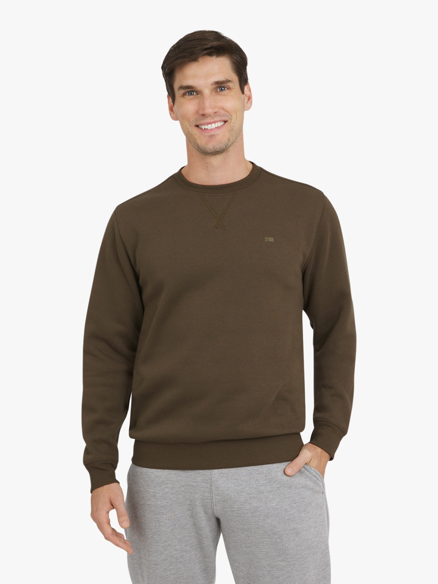 Chaps Men's & Big Men's Everyday Fleece Crewneck Sweatshirt, Sizes S-2XL