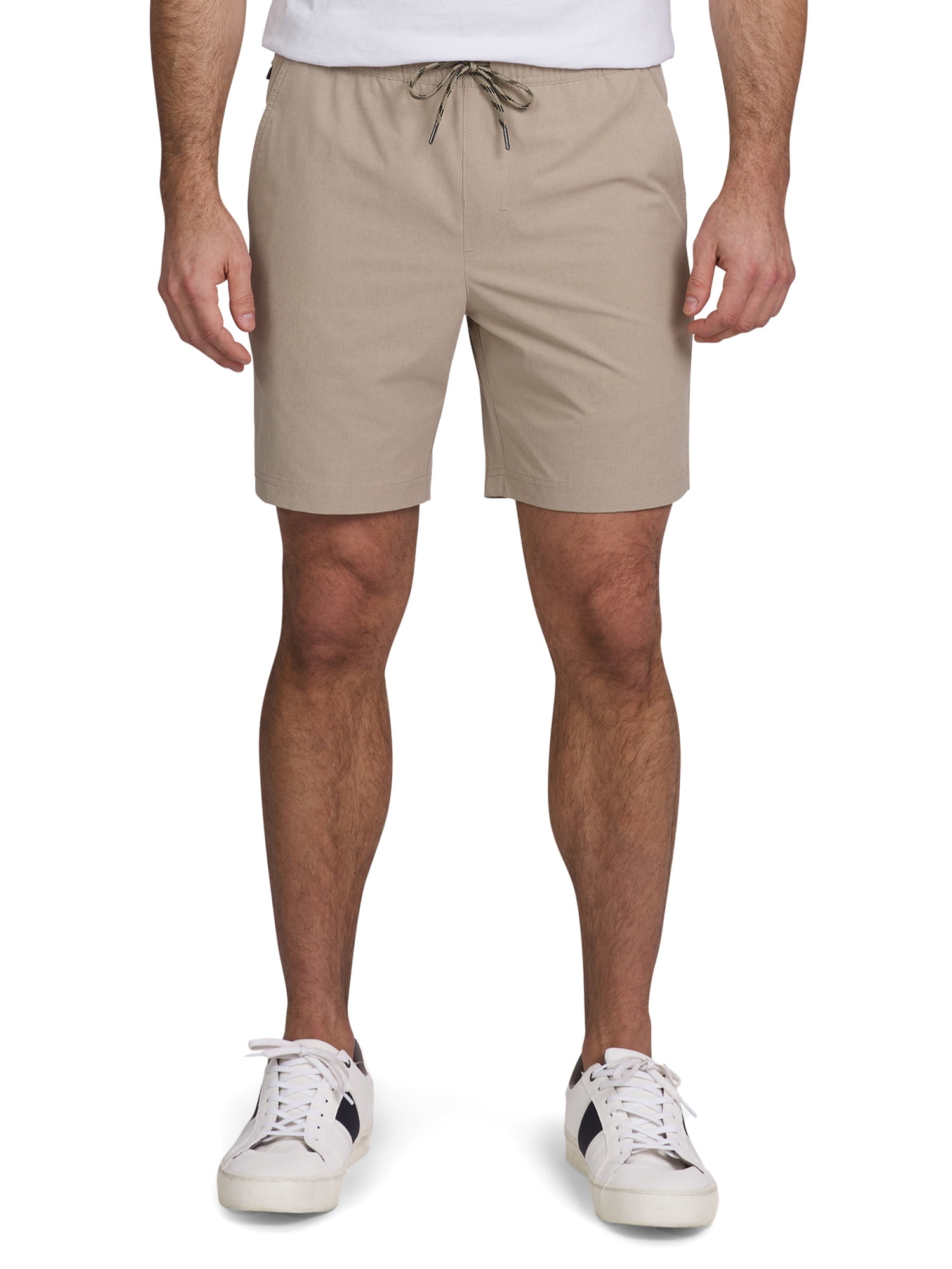 Chaps Men's & Big Men's Everyday Performance Pull On Shorts, 7" Inseam