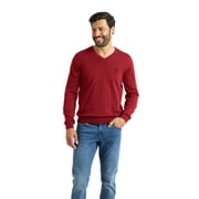 Chaps Men's & Big Men's Fine Gauge V Neck Soft Cotton Sweater