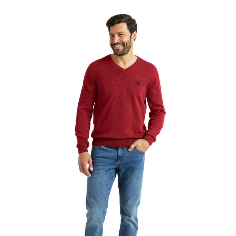 Chaps Mens Cotton Crewneck Sweater : : Clothing, Shoes