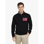 Chaps Men's & Big Men's Flag Quarter Zip Sweater, Sizes S-3XL