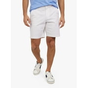 Chaps Men's & Big Men's Flat Front Flex Oxford Shorts, Sizes 30-42, 8" Inseam