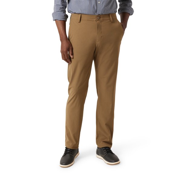 Chaps Men's & Big Men's Flat Front Performance Pant
