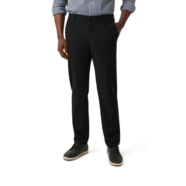 Chaps Men's & Big Men's Flat Front Performance Pant
