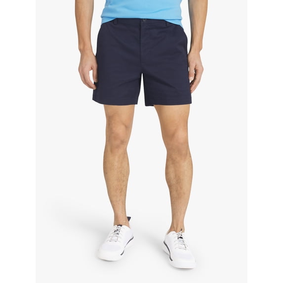 Chaps Men's & Big Men's Flat Front Shorts, Sizes 30-42, 5" Inseam