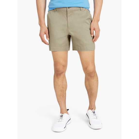 Chaps Men's & Big Men's Flat Front Shorts, Sizes 30-42, 5" Inseam